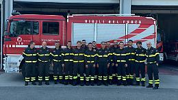 Vigili del fuoco, otto nuovi volontari
