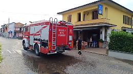 Incendio al bar Paola di via De Gasperi, vigili del fuoco mobilitati