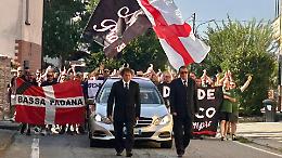 L'ultimo viaggio di Marco Ponghellini con i cori del suo amato Piacenza 