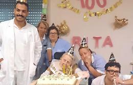Per Rita festa con 100 candeline