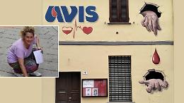 Il murales di Vicini per i volontari dell'Avis
