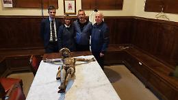 Restauro del Crocifisso Miracoloso: anche la piccola Giorgia tra le donatrici