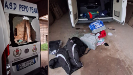 Distrutto e svaligiato il pulmino del Pepo Team
