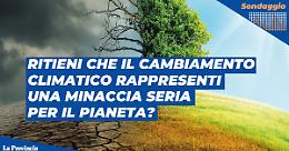 Ritieni che il cambiamento climatico rappresenti una minaccia seria per il pianeta?