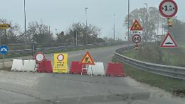 Chiusura a sorpresa del ponte fra San Nazzaro e Castelnuovo