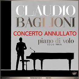 Baglioni, concerti annullati: dal 2 al 24 dicembre i rimborsi dei biglietti
