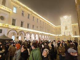 Crema accende le luci: la festa comincia in piazza Duomo