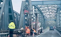 Ponte di Po: carotaggi finiti prima del previsto, ripristinato il doppio senso di marcia