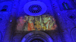 Ritorno del crocefisso del Giubileo in duomo e illuminazioni artistiche
