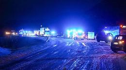 Grave incidente in Norvegia, bus in mare con 60-70 persone a bordo
