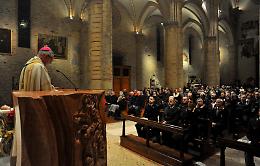 «Dio ci vuole uomini liberi», la messa per la pace