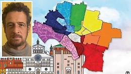 La proposta: i quartieri «ridisegnati a spicchi»