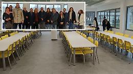 Inaugurata la mensa alla Braguti, ma il Pnrr centellina i fondi