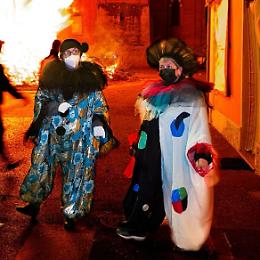 Falò finale della 59ᵃ edizione del Carnevale di Pescarolo