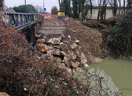 Il 10 marzo riaprirà il ponte sul Delmona