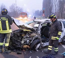 Schianto al Battaglione:  donna miracolata, avrebbe rischiato la paralisi