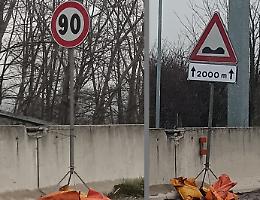 Paullese, asfalto ko: il limite scende a 90 