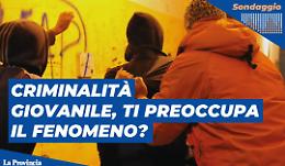 Criminalità giovanile, ti preoccupa il fenomeno?
