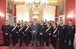Il benvenuto del prefetto ai nuovi carabinieri