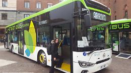 I nuovi bus elettrici portano la Linea L nel centro storico