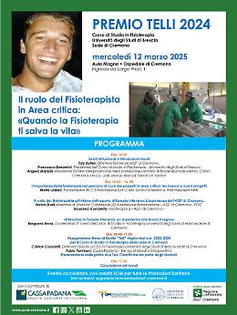 Premio Telli: fisioterapista in terapia intensiva, le tesi premiate