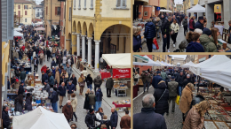Antiquaria: fiumana fra i banchi del centro