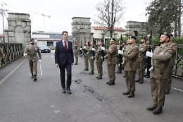 Genio guastatori, il prefetto in visita alla caserma Col di Lana