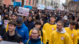  Il corteo degli studenti: contro silenzi e omertà
