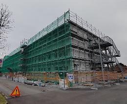 Il cantiere dell'ospedale avanza