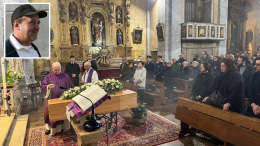 Addio a Enrico Fortuna, l’ultimo saluto nella chiesa gremita