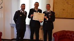 Medaglia Mauriziana a Paolo Fiori per 10 lustri di carriera militare