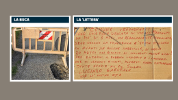 Lettera ironica e la protesta va in... buca