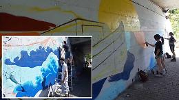 Graffiti, i muri dello Zaist raccontano le migrazioni