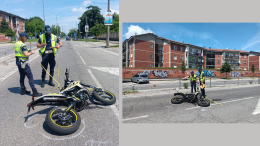 Sedicenne cade con la moto: trasportato d’urgenza all’ospedale