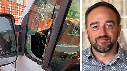 Danneggiato il furgone dei volontari Auser: «Non un vandalismo, una vigliaccata»