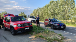 Perdita di metano, intervento dei vigili del fuoco