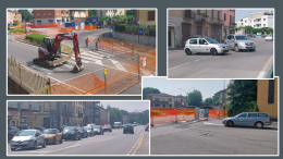 Il sottopasso è chiuso: via Castelleone in tilt