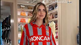 «Serie A baby», Chiara Ferragni con la maglia della Cremonese