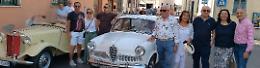 Auto storiche in passerella