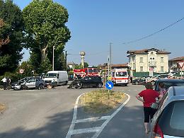 Scontro tra auto, paura