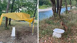 Soliti vandali nel Bosco della Marisca