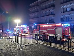 Fumo nella pizzeria Samarani a Ombriano, intervengono i vigili del fuoco