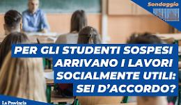 Scuola, stop alle sospensioni tradizionali: siete d’accordo con la nuova riforma?