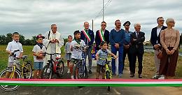 Castelleone inaugura la sua prima ciclabile extraurbana