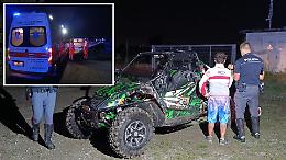 Si ribalta con il quad, 29enne in ospedale