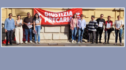 Scioperano i precari del tribunale: «Siamo un terzo del personale»