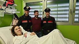 Mezz'ora da ostetrici per due carabinieri: «Un'emozione indescrivibile»
