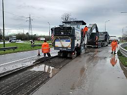 Asfalto ripristinato, la corsia di via Zaist riapre sabato 7 febbraio