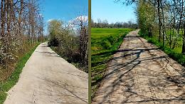 Strade bianche: sei chilometri riqualificati