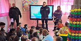 I bambini a lezione di sicurezza